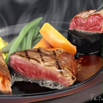牛ステーキ(練習)