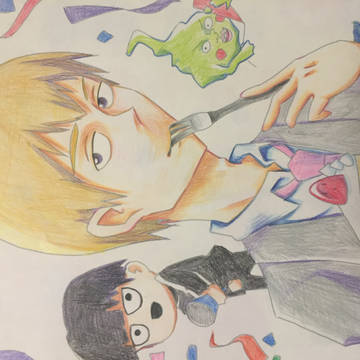 霊幻新隆 誕生日絵