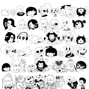 自分の絵柄でアンダーテール