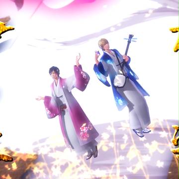 【動画】津軽と桜也【MMD自作モデル】