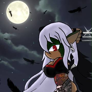 月夜の仕事