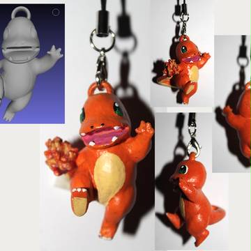 Charmander 3D Keychain