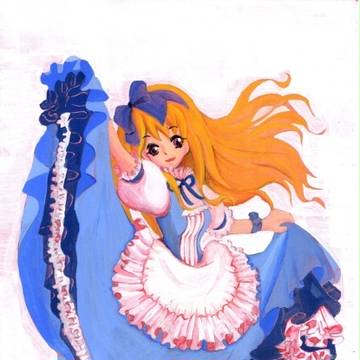 アリスの青ドレス