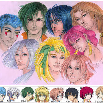 Akatsuki no Yona - characters
