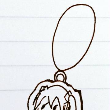 ストラップ風ミクさん♪