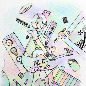 模写と着色アレンジ