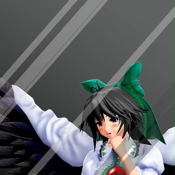 【MMD】お空を閉じ込めてみた