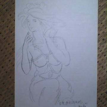 ミュシャ　音楽連作の模写