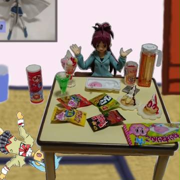 杏子ちゃんの１人お菓子パーティー