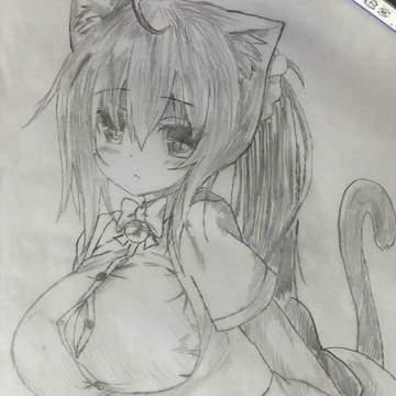 ミアちゃん模写
