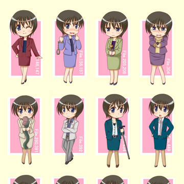 佐藤さんのスーツコレクション