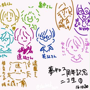 夢キャス1周年記念ニコ生まとめ