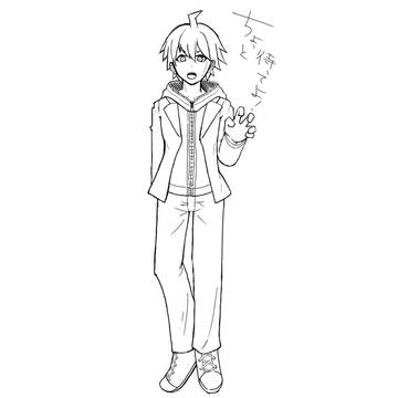 ダンガンロンパ苗木兄妹正面絵