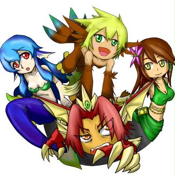 クワッドモンスター娘