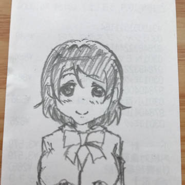 レシート落書き
