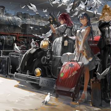 靑色駅