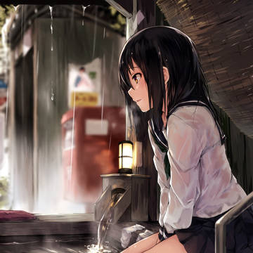 雨宿り