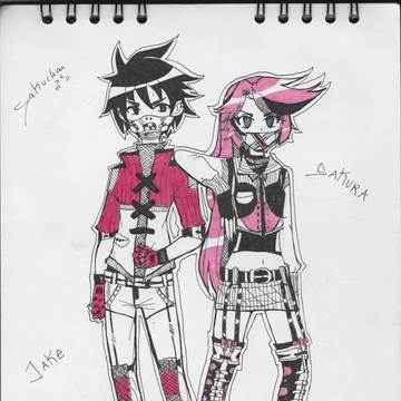 My oc Sakura and Jake