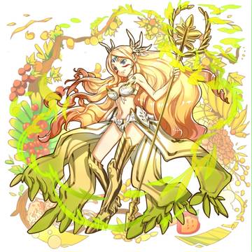 自然女神卡牌设定