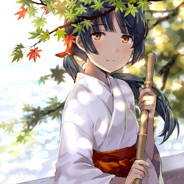 人知れず、紅葉
