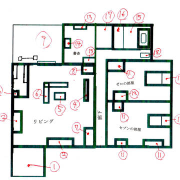 【自分用資料】見取り図【フリー素材ではない】