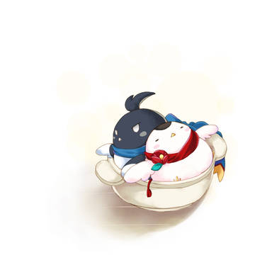 【白猫プロジェクト】ふくら"式神"鍋【ダイフク＆オハギ】