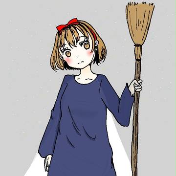 魔女宅のコスプレ