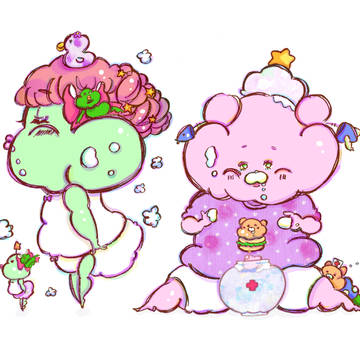 ぷるんとぶるんのぽこぽこおふろあがり　