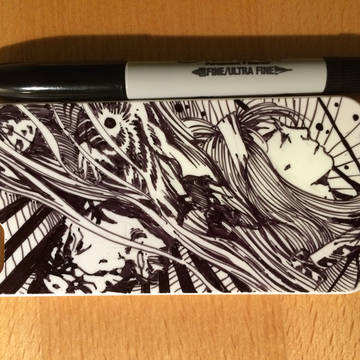 Hand-painted phone case