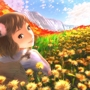 高原の紅葉