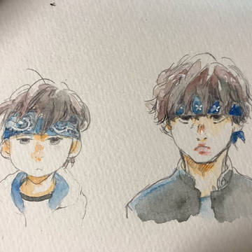 ハイロー顔だけらくがき