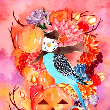 ハロウィンの魔女