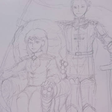 昔の絵(オリジナル 創作)