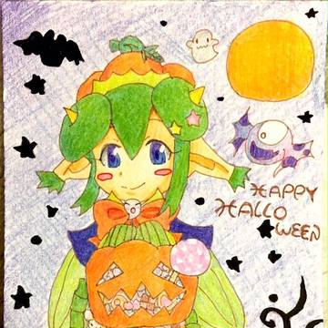 「ハッピーハロウィンです…！」