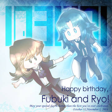 双璧誕生日お祝い絵