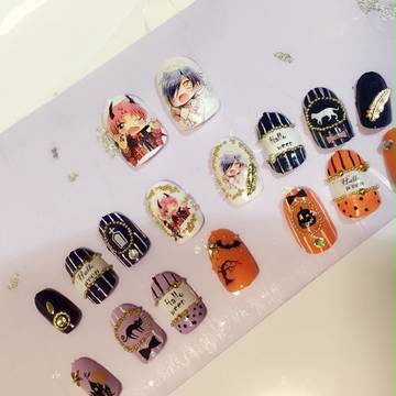 【10/30】とうフェス6 長谷部&光忠ハロウィンネイル