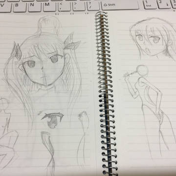 髪が…