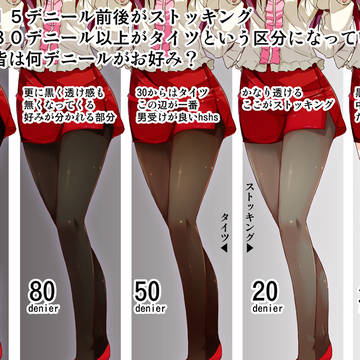 タイツとストッキング