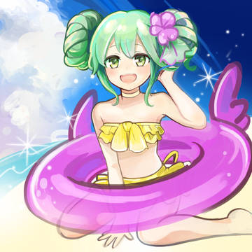 ひとりで泳げるもん！