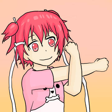ストレッチするまげまげ