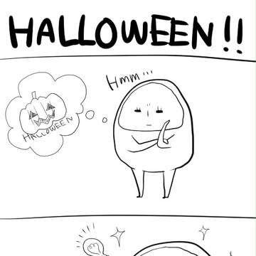 【落書き漫画】ヘビイチゴのハロウィン借り物競争