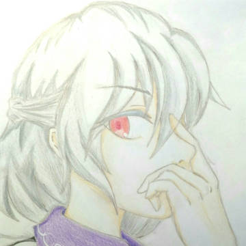 「月に舞う片翼の女神」