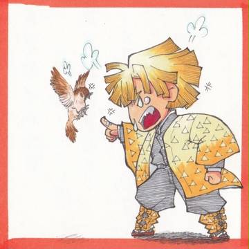 雀とケンカ