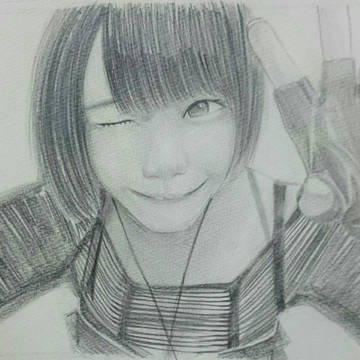 上下碧描いた