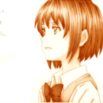 【君の名は。】 宮水三葉描いてみた