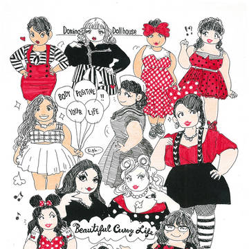 Domino Dollhouse らくがき♪