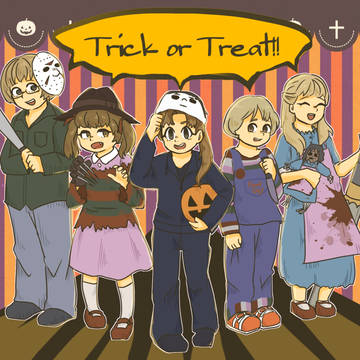 殺人鬼と子供たちのハロウィン