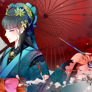 血扇狂花