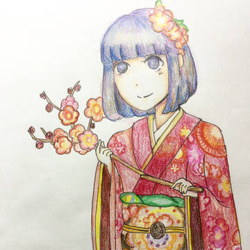 fw.3 着物女子