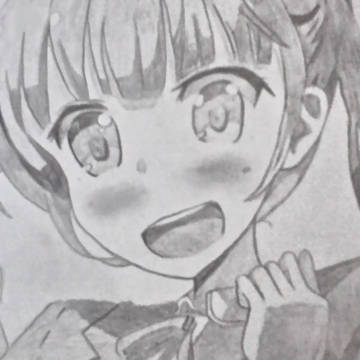 NEW GAME!の涼風青葉の模写です。